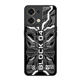 Monochrome Magic Oppo Reno8 5G Glass Back Cover Online
