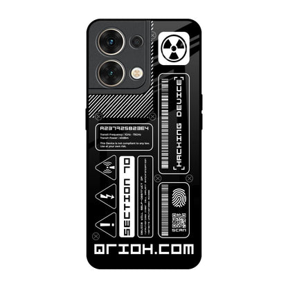 Futuristic Art Oppo Reno8 5G Glass Back Cover Online