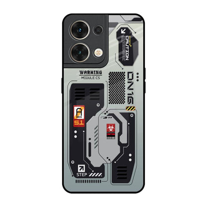 Techno Vibes Oppo Reno8 5G Glass Back Cover Online