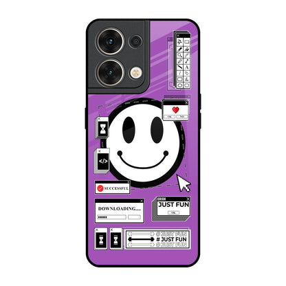 Code with Smile Oppo Reno8 5G Glass Back Cover Online