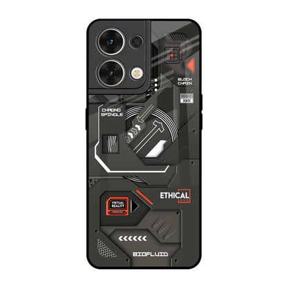 Tech Aesthetics Oppo Reno8 5G Glass Back Cover Online