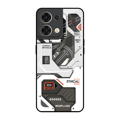 Explore Circuit Oppo Reno8 5G Glass Back Cover Online