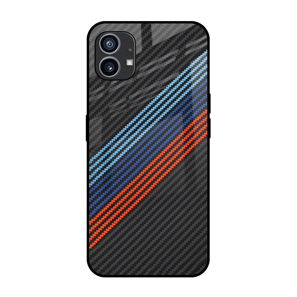 Carbon Inspired Nothing Phone 1 Glass Back Cover Online
