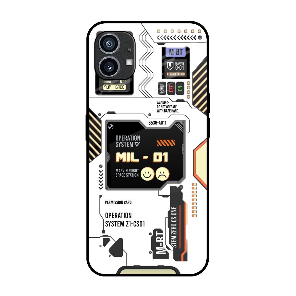 Tech Display Nothing Phone 1 Glass Back Cover Online