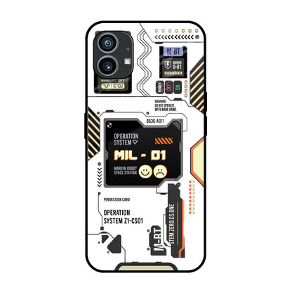 Tech Display Nothing Phone 1 Glass Back Cover Online