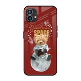 Astronaut Bear Nothing Phone 1 Glass Back Cover Online