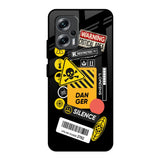 Danger Signs Redmi K50i 5G Glass Back Cover Online