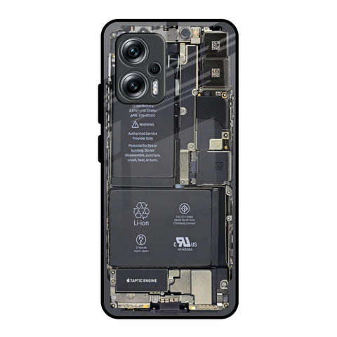 Skeleton Inside Redmi K50i 5G Glass Back Cover Online