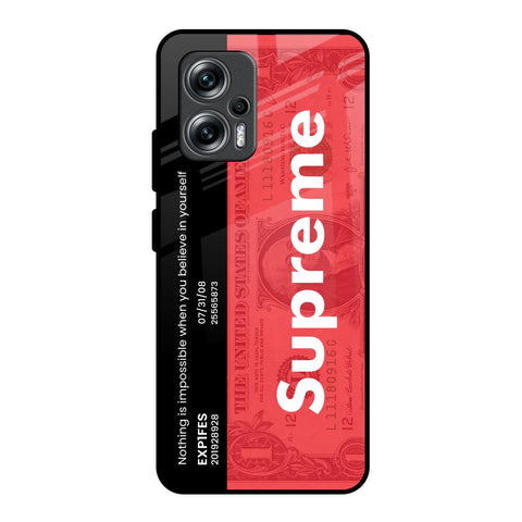 Supreme Ticket Redmi K50i 5G Glass Back Cover Online