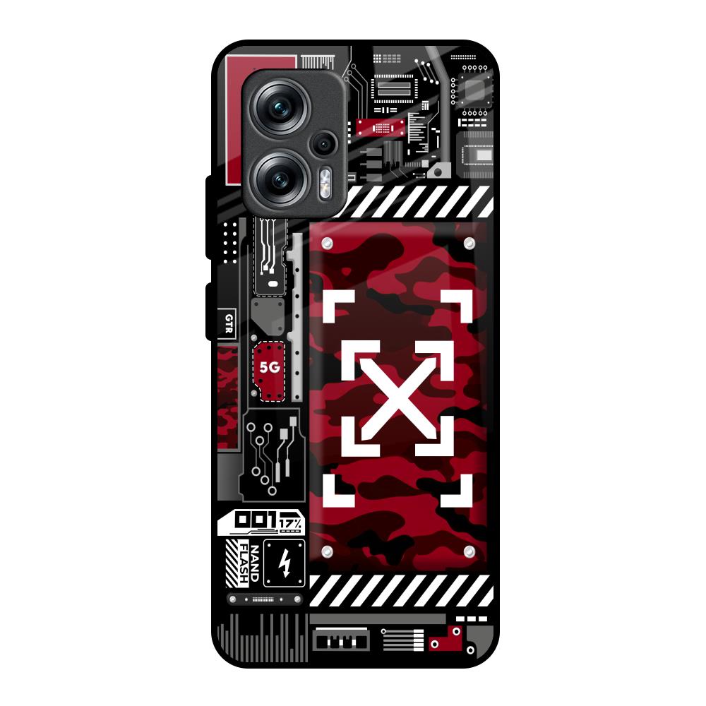 Technology Art Redmi K50i 5G Glass Back Cover Online