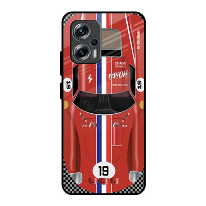 Racing Vintage Redmi K50i 5G Glass Back Cover Online