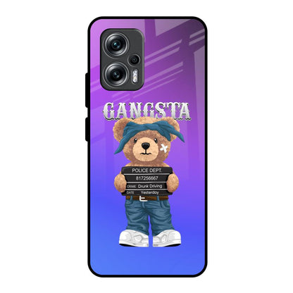 Gangsta Bear Redmi K50i 5G Glass Back Cover Online