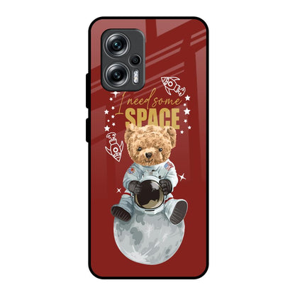 Astronaut Bear Redmi K50i 5G Glass Back Cover Online