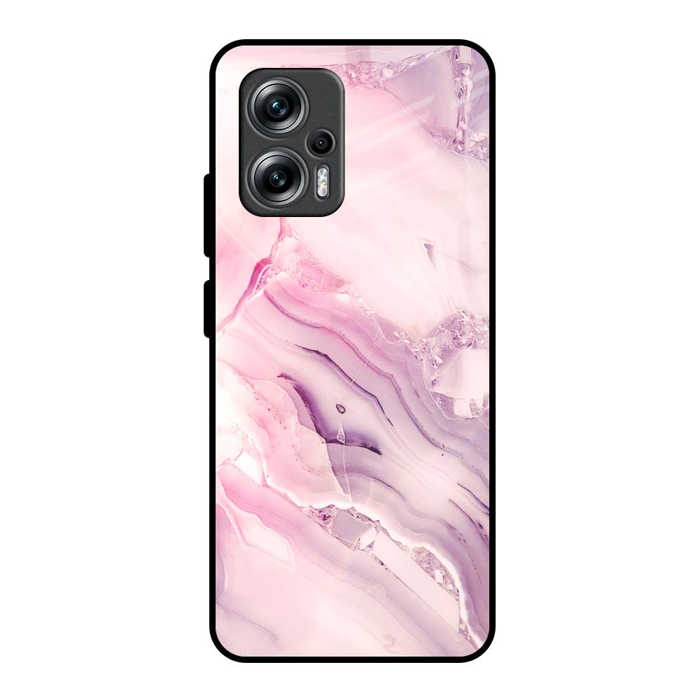 Diamond Pink Gradient Redmi K50i 5G Glass Back Cover Online