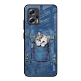 Kitty In Pocket Redmi K50i 5G Glass Back Cover Online