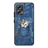 Kitty In Pocket Redmi K50i 5G Glass Back Cover Online