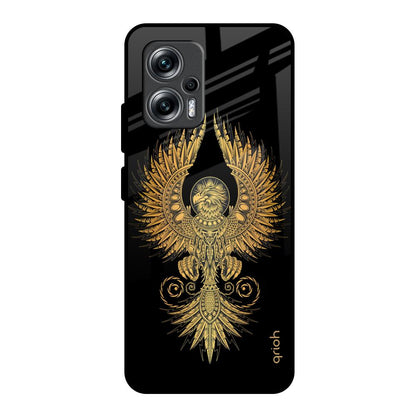 Mythical Phoenix Art Redmi K50i 5G Glass Back Cover Online