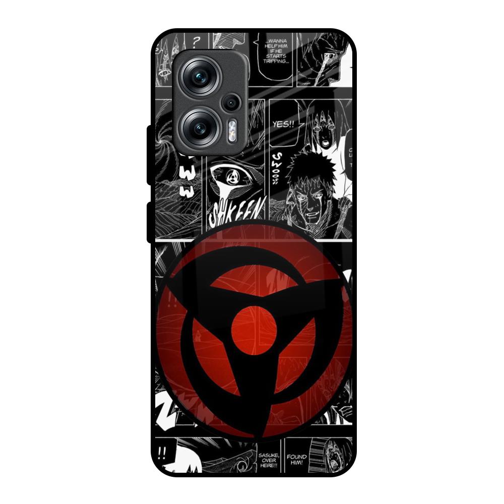 Sharingan Redmi K50i 5G Glass Back Cover Online