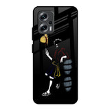 Luffy Line Art Redmi K50i 5G Glass Back Cover Online