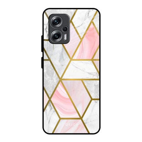 Geometrical Marble Redmi K50i 5G Glass Back Cover Online