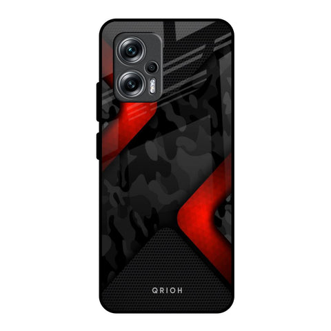 Modern Camo Abstract Redmi K50i 5G Glass Back Cover Online