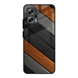 Tri Color Wood Redmi K50i 5G Glass Back Cover Online