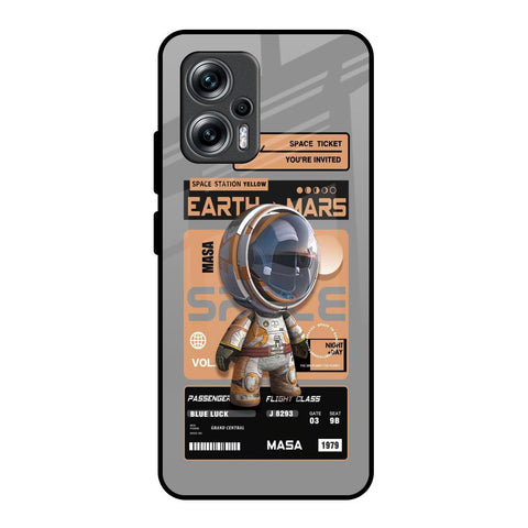 Space Ticket Redmi K50i 5G Glass Back Cover Online