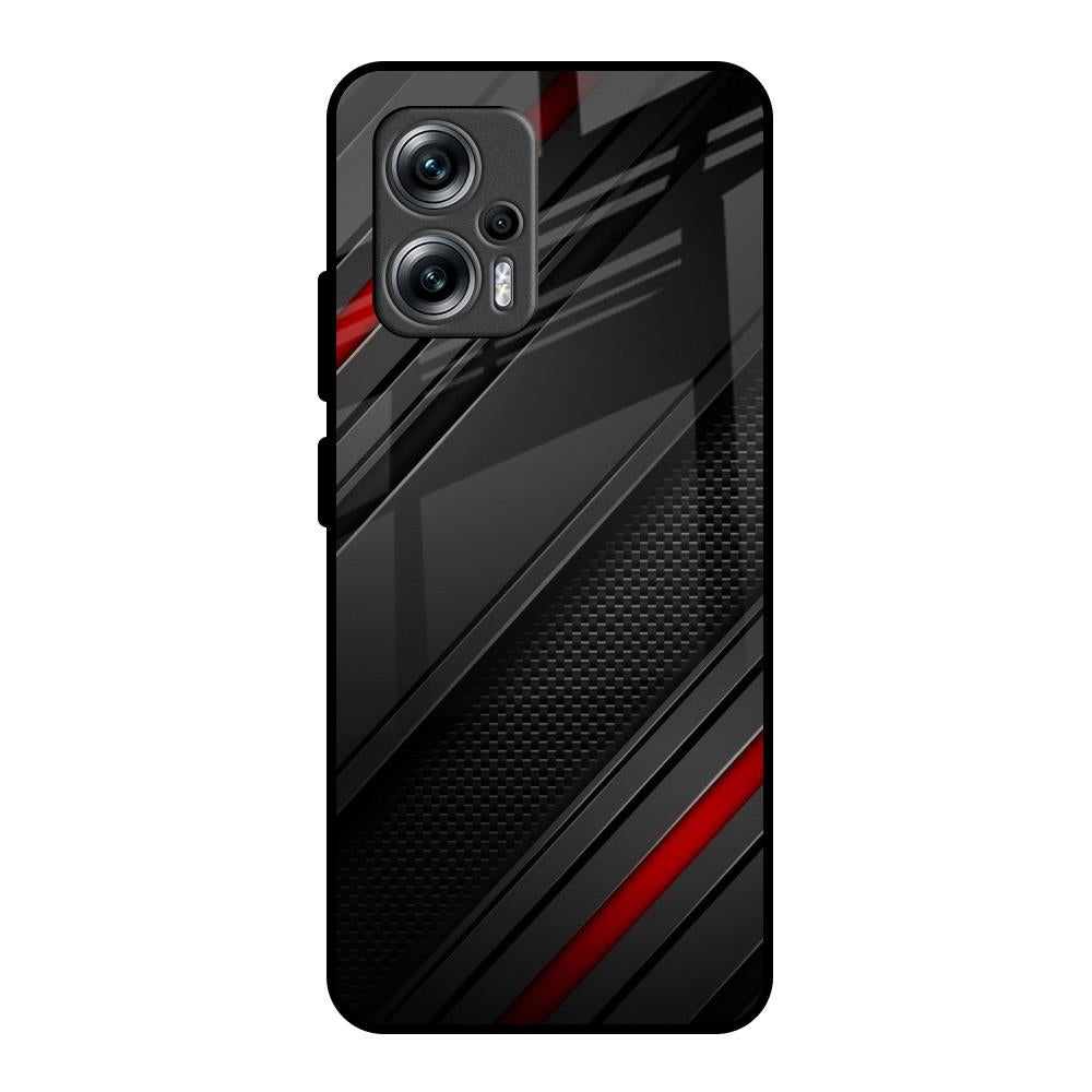Modern Abstract Redmi K50i 5G Glass Back Cover Online
