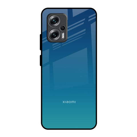 Celestial Blue Redmi K50i 5G Glass Back Cover Online