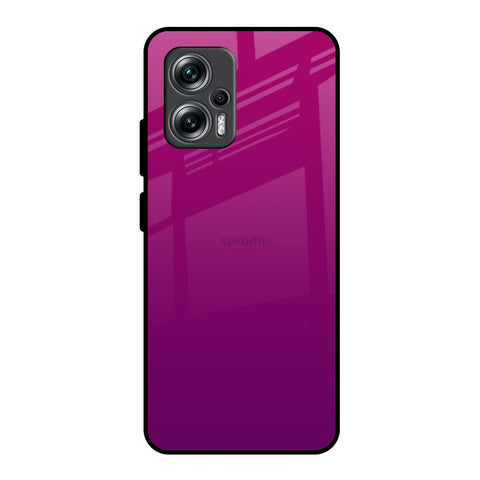 Magenta Gradient Redmi K50i 5G Glass Back Cover Online