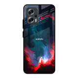 Brush Art Redmi K50i 5G Glass Back Cover Online