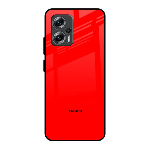 Blood Red Redmi K50i 5G Glass Back Cover Online