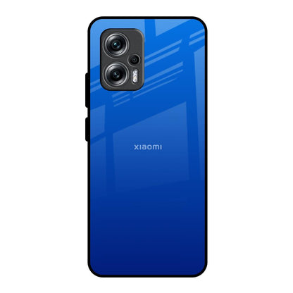 Egyptian Blue Redmi K50i 5G Glass Back Cover Online