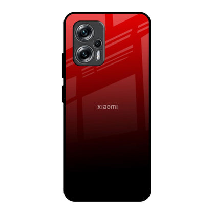 Maroon Faded Redmi K50i 5G Glass Back Cover Online