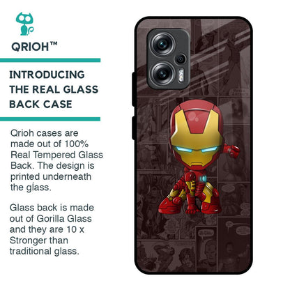 Angry Baby Super Hero Glass Case for Redmi K50i 5G
