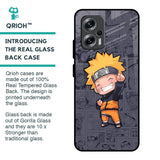 Orange Chubby Glass Case for Redmi K50i 5G