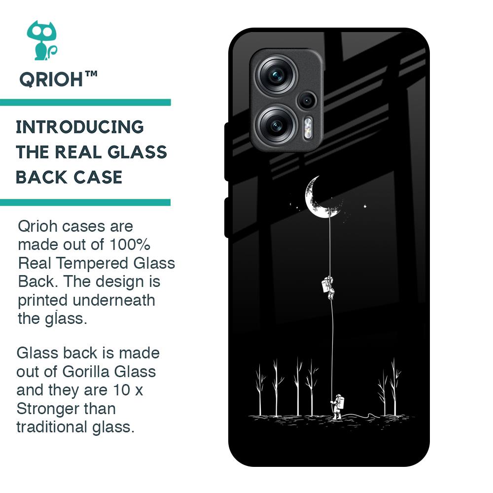 Catch the Moon Glass Case for Redmi K50i 5G
