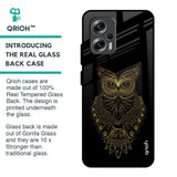 Golden Owl Glass Case for Redmi K50i 5G