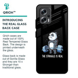 Real Struggle Glass Case for Redmi K50i 5G