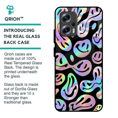 Acid Smile Glass Case for Redmi K50i 5G