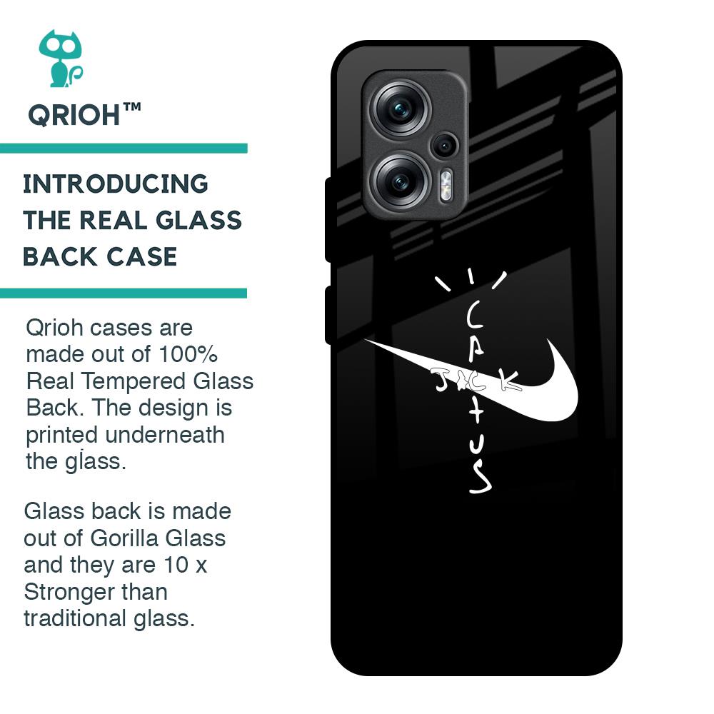 Jack Cactus Glass Case for Redmi K50i 5G