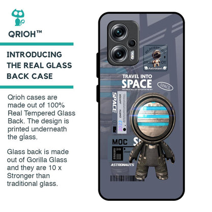 Space Travel Glass Case for Redmi K50i 5G