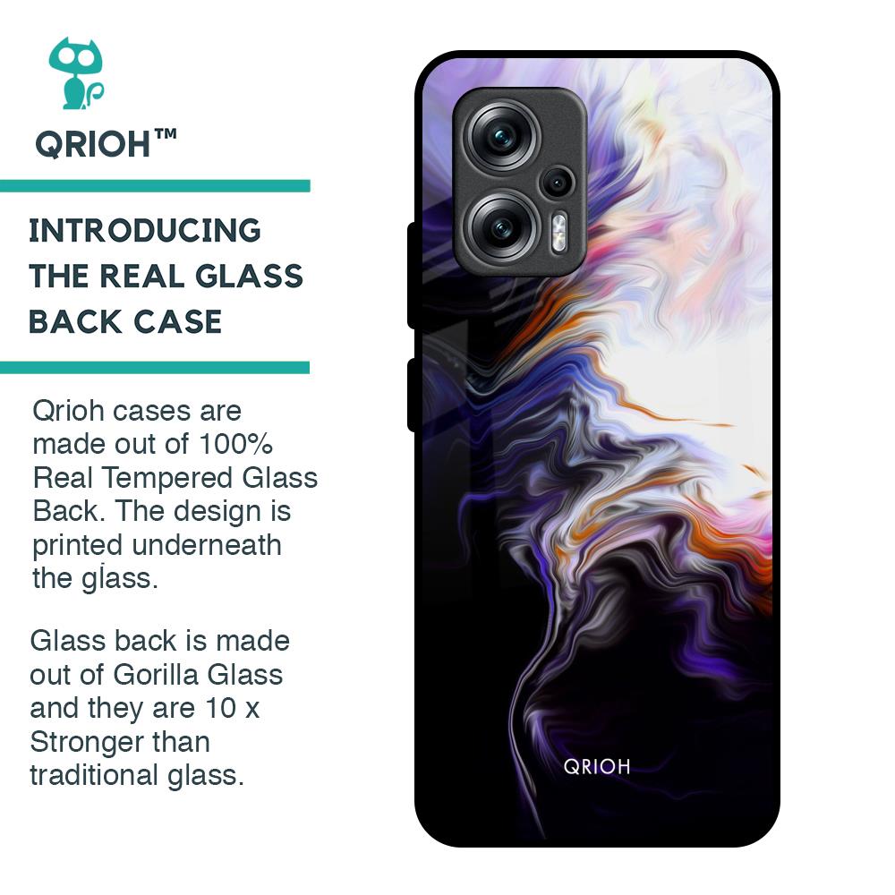 Enigma Smoke Glass Case for Redmi K50i 5G