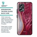 Crimson Ruby Glass Case for Redmi K50i 5G