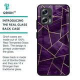 Geometric Purple Glass Case For Redmi K50i 5G