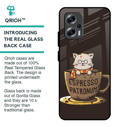 Tea With Kitty Glass Case For Redmi K50i 5G