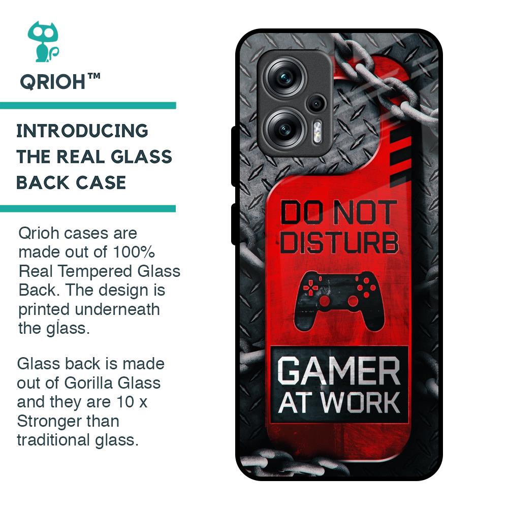 Do No Disturb Glass Case For Redmi K50i 5G
