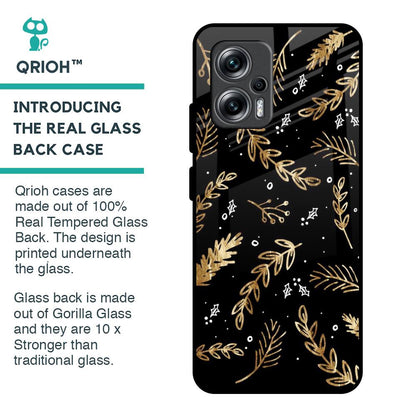 Autumn Leaves Glass Case for Redmi K50i 5G