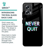 Never Quit Glass Case For Redmi K50i 5G