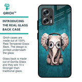 Adorable Baby Elephant Glass Case For Redmi K50i 5G